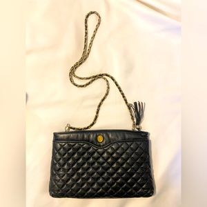 Quilted Leather Shoulder/Crossbody Bag